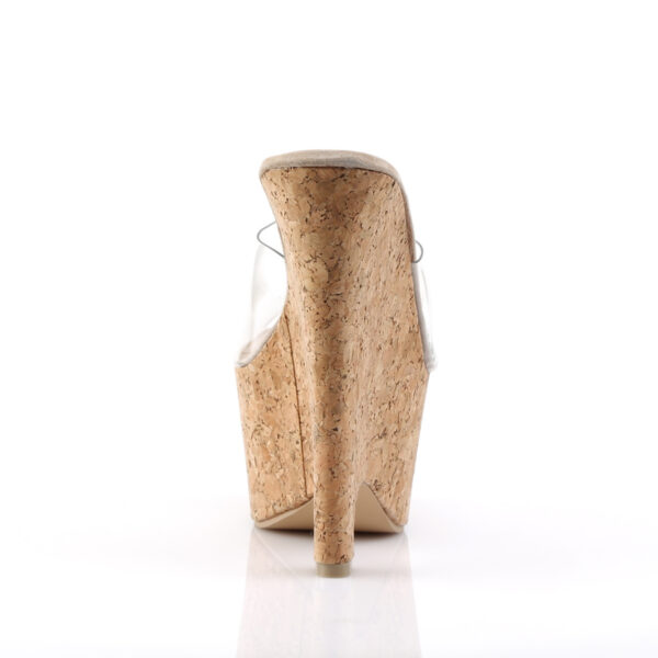 6 1/2" Wedge 2 3/4" PF Cork Slide Sandal - Image 4