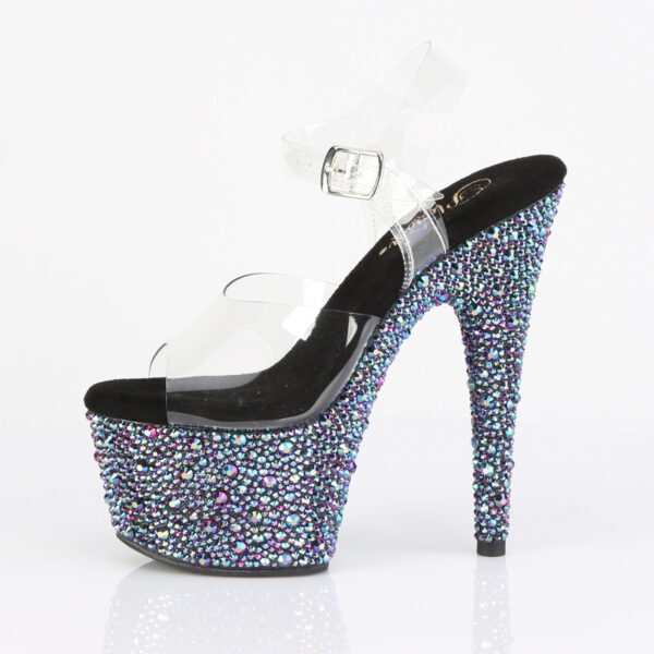 7" Heel, 2 3/4" PF Ankle Strap Sandal w/Multi Sized RS - Image 3