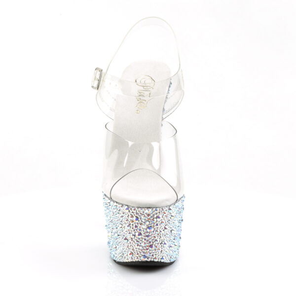 7" Heel, 2 3/4" PF Ankle Strap Sandal w/Multi Sized RS - Image 2