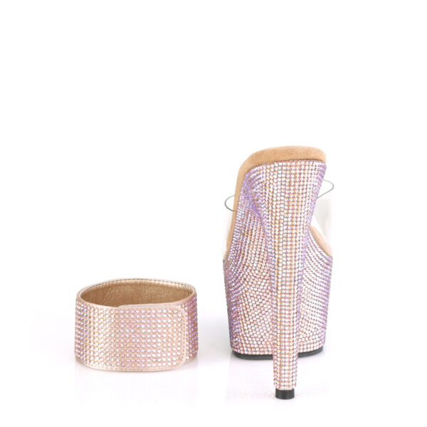 7" Heel, 2 3/4" PF RS Embellished Ankle Cuff Slide w/Cuff - Image 4