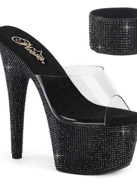7" Heel, 2 3/4" PF RS Embellished Slide w/Matching Cuff