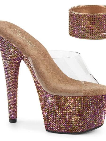 7" Heel, 2 3/4" PF RS Embellished Slide w/Matching Cuff