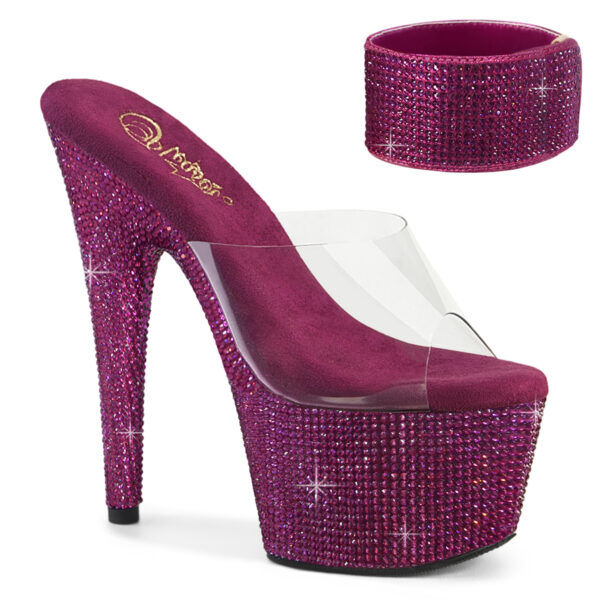 7" Heel, 2 3/4" PF RS Embellished Slide w/Matching Cuff