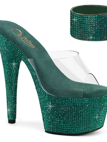 7" Heel, 2 3/4" PF RS Embellished Slide w/Matching Cuff