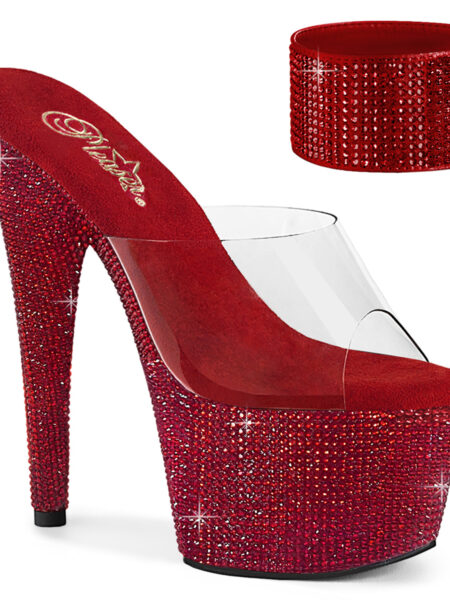 7" Heel, 2 3/4" PF RS Embellished Slide w/Matching Cuff