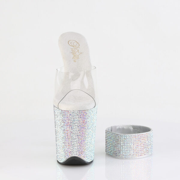 8" Heel, 4" PF RS  Embellished Slide w/ Matching Cuff - Image 2