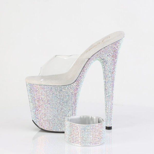 8" Heel, 4" PF RS  Embellished Slide w/ Matching Cuff - Image 3