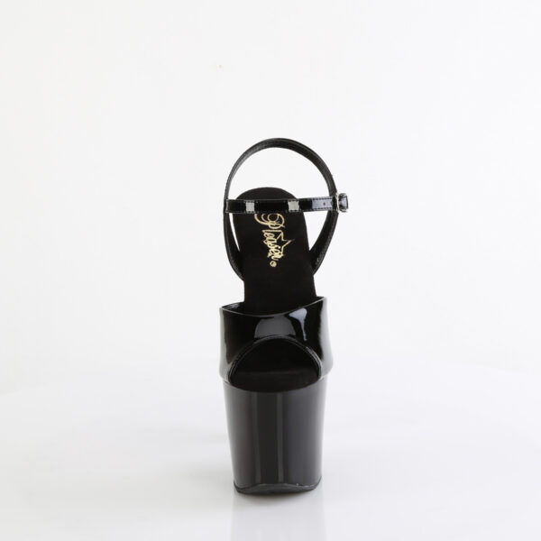 7" Beaded Heel, 3 1/4" PF Ankle Strap Sandal - Image 2