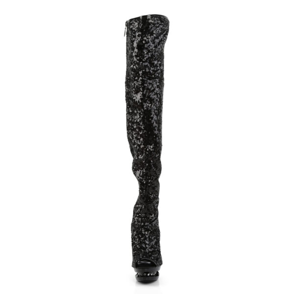 6" Heel, 1 1/2" Dual PF Open Toe Thigh Boot - Image 2