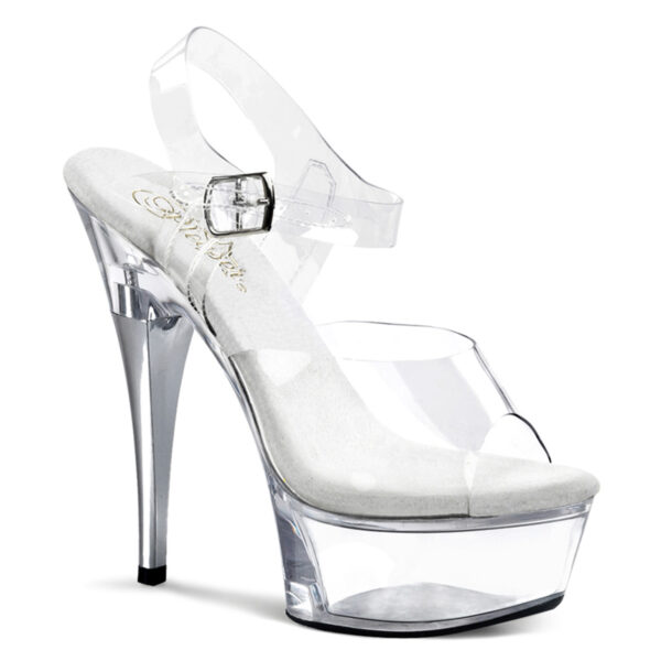 6" Ankle Strap PF Sandal W/RS On Heel