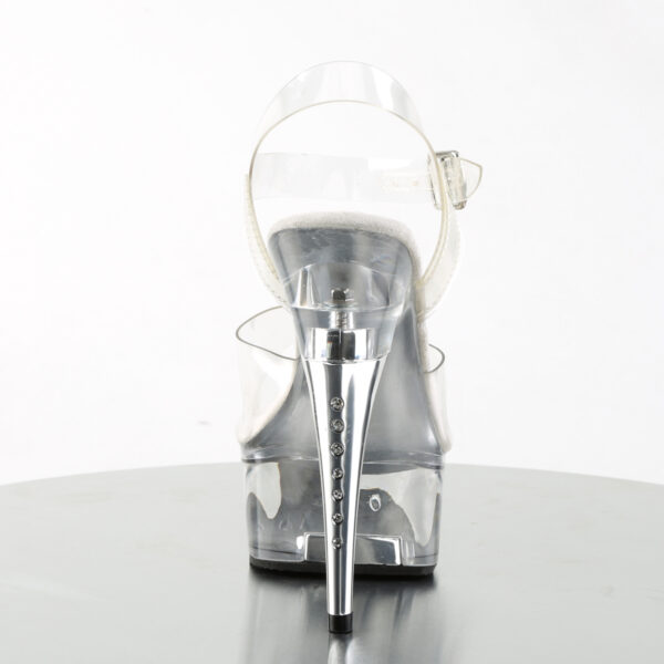 6" Ankle Strap PF Sandal W/RS On Heel - Image 4