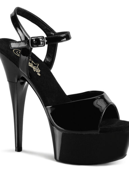 6" Ankle Strap PF Sandal W/RS On Heel
