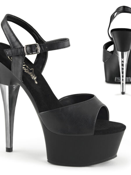 6" Ankle Strap PF Sandal W/RS On Heel