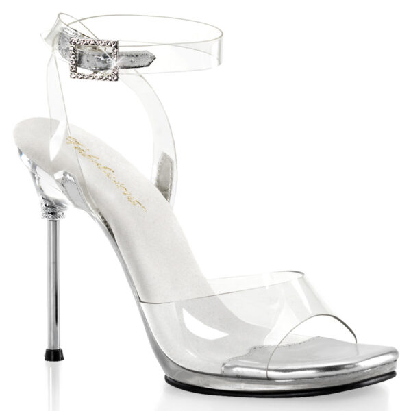 **4 1/2" Heel, 1/4" PF Wrap Around Ankle Strap Sandal