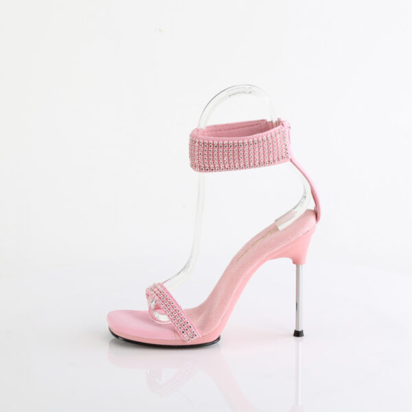 4 1/2" Heel, 1/4" PF Ankle Strap Sandal w/RS, Back Zip - Image 3