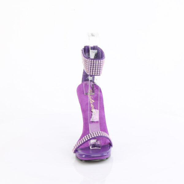 4 1/2" Heel, 1/4" PF Ankle Strap Sandal w/RS, Back Zip - Image 2