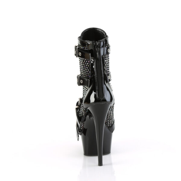 6" Heel, 1 3/4" PF Strappy Ankle Boot, Back Zip - Image 4