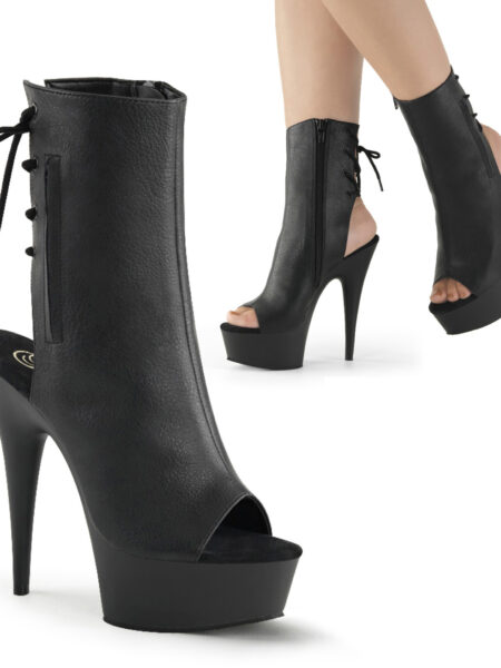 6" Heel, 1 3/4" PF Open Toe/Heel PF Ankle Boot