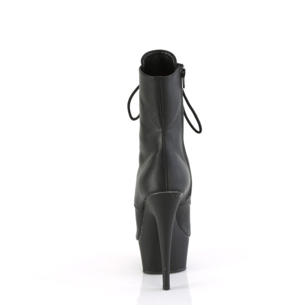 6" Heel, 1 3/4" PF Peep Toe Lace-Up Ankle Boot, Side Zip - Image 4