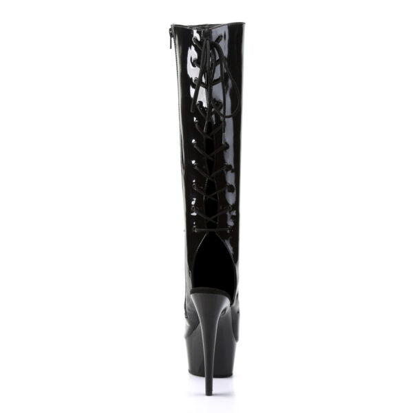 6" Heel, 1 3/4" PF Open Toe/Heel Knee Boot - Image 4
