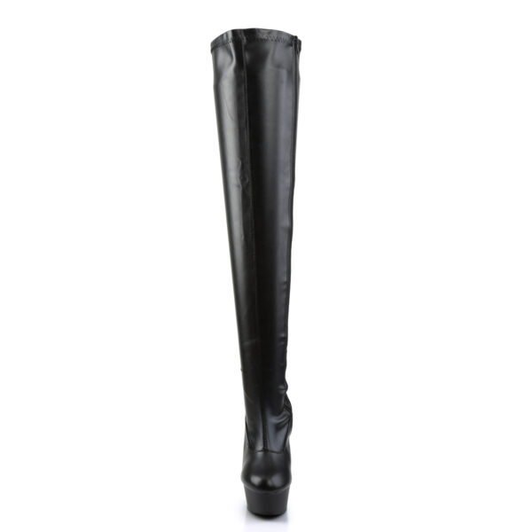 6" Heel, 1 3/4" PF Thigh High Boot, Side Zip - Image 2