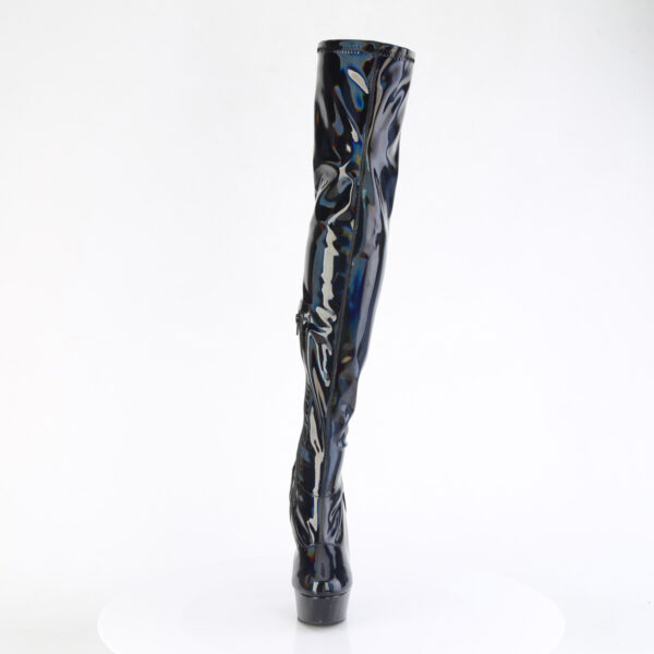 6" Heel, 1 3/4" PF Stretch Thigh Boot,  12" Side Zip - Image 2