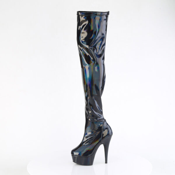 6" Heel, 1 3/4" PF Stretch Thigh Boot,  12" Side Zip - Image 3