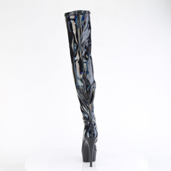 6" Heel, 1 3/4" PF Stretch Thigh Boot,  12" Side Zip - Image 4