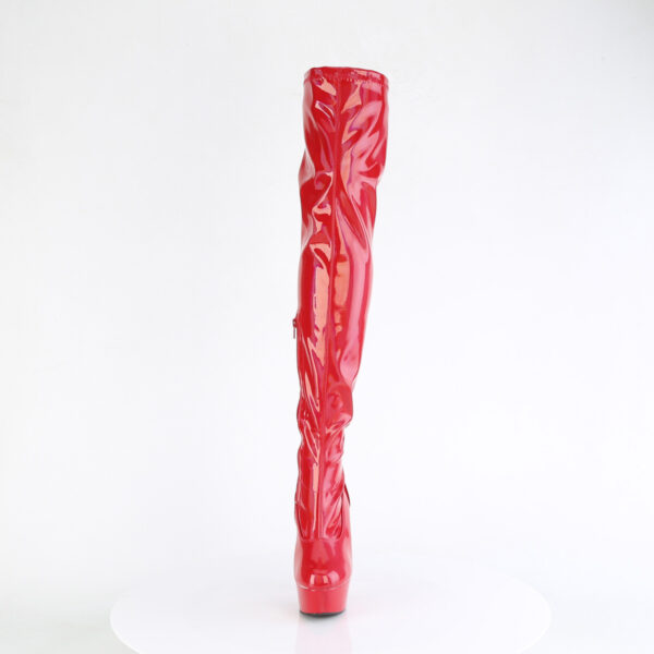 6" Heel, 1 3/4" PF Stretch Thigh Boot,  12" Side Zip - Image 2