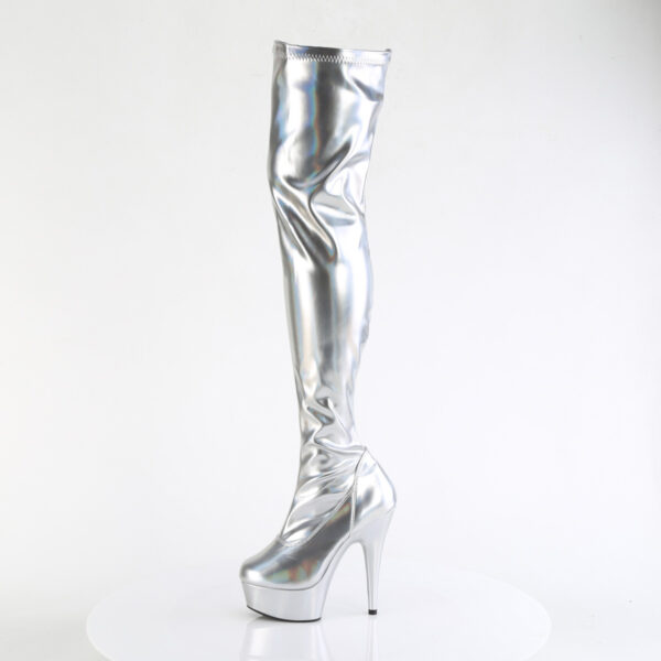 6" Heel, 1 3/4" PF Stretch Thigh Boot,  12" Side Zip - Image 3