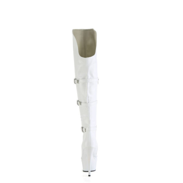 6" Heel, 1 3/4" PF Triple Buckle Strap OTK Boot, Side Zip - Image 4