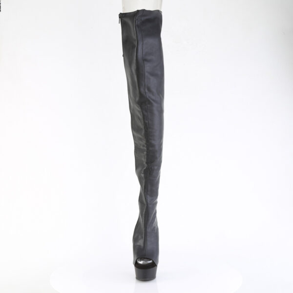 6" Heel, 1 3/4" PF Back Lace Crotch Boot, Side Zip - Image 2