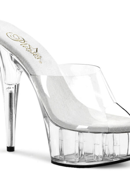 6" Heel, 1 3/4" Platform Peep Toe Slide