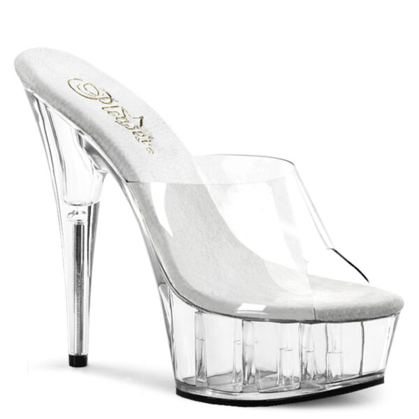 6" Heel, 1 3/4" Platform Peep Toe Slide