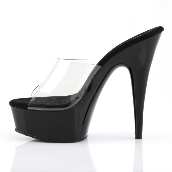 6" Heel, 1 3/4" Platform Peep Toe Slide - Image 3