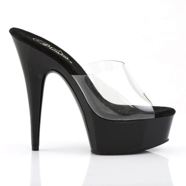6" Heel, 1 3/4" Platform Peep Toe Slide - Image 5