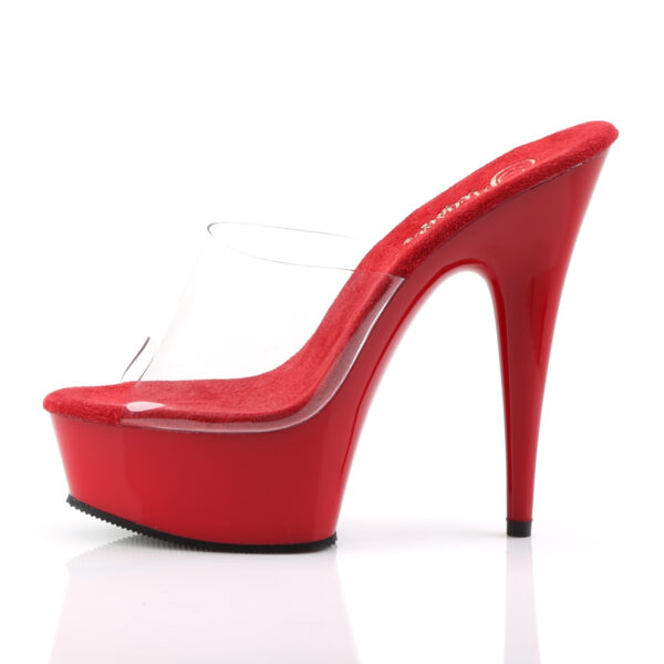 6" Heel, 1 3/4" Platform Peep Toe Slide - Image 3