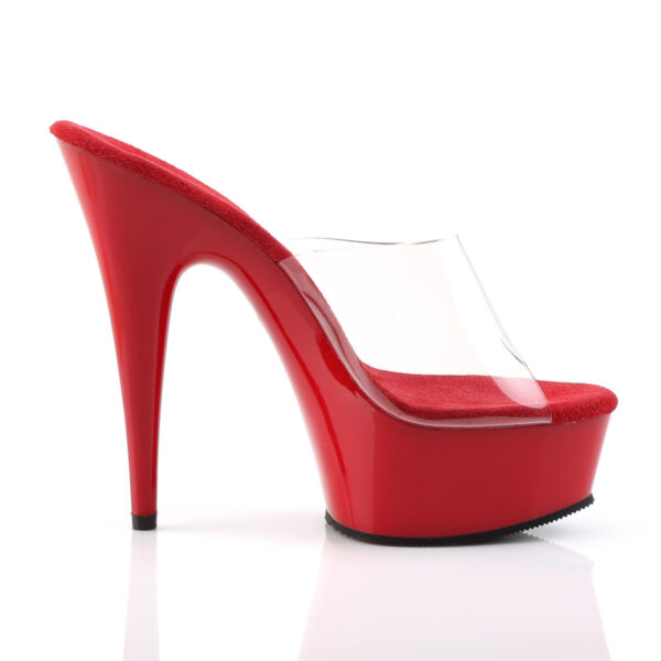 6" Heel, 1 3/4" Platform Peep Toe Slide - Image 5
