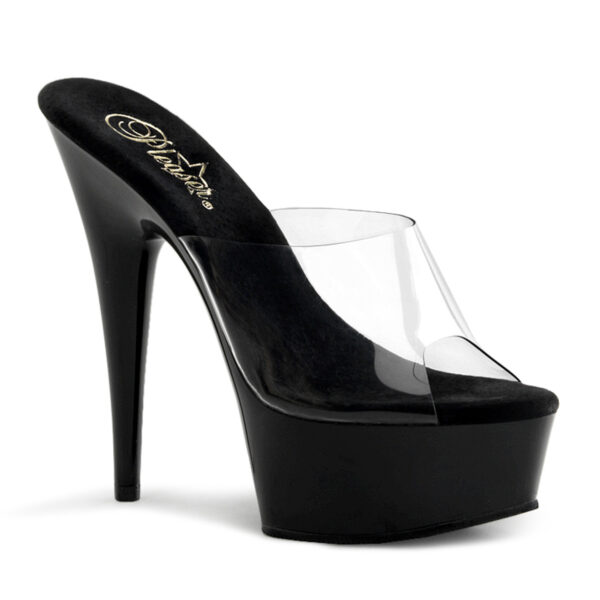 6" Heel, 1 3/4" Platform Peep Toe Slide