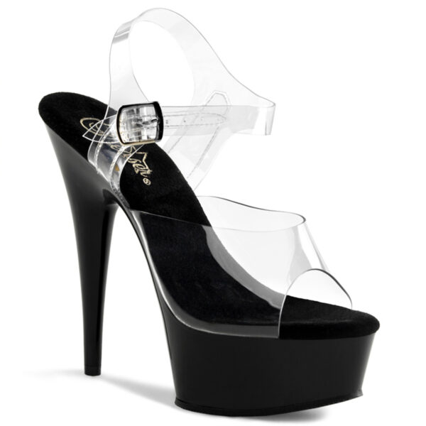 6" Heel, 1 3/4" PF Ankle Strap Sandal