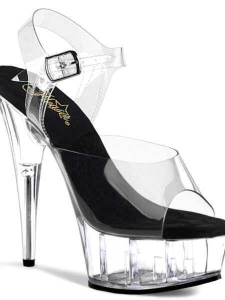 6" Heel, 1 3/4" PF Ankle Strap Sandal