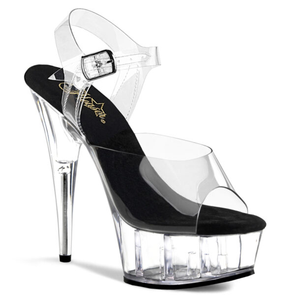 6" Heel, 1 3/4" PF Ankle Strap Sandal