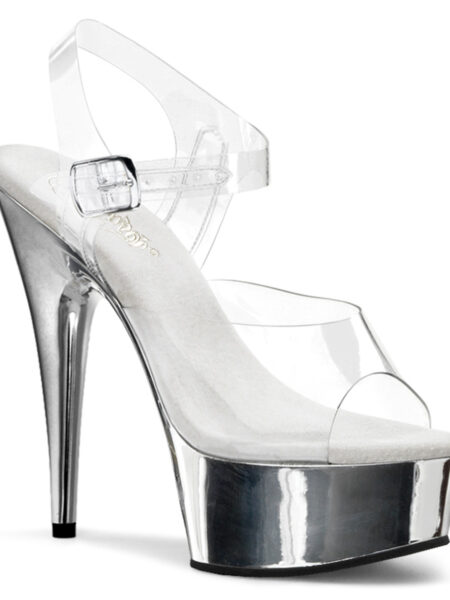 6" Heel, 1 3/4" PF Ankle Strap Sandal