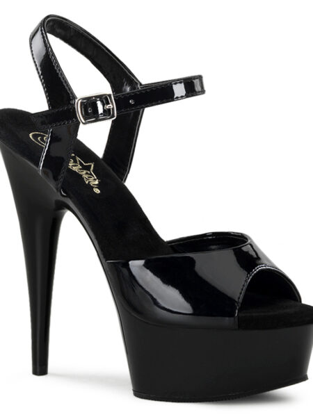 6" Heel, 1 3/4" PF Ankle Strap Sandal