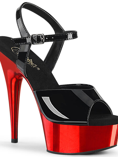 6" Heel, 1 3/4" PF Ankle Strap Sandal