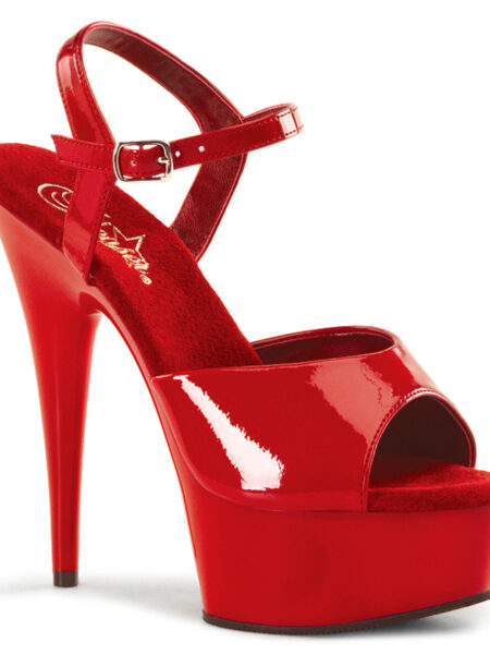6" Heel, 1 3/4" PF Ankle Strap Sandal