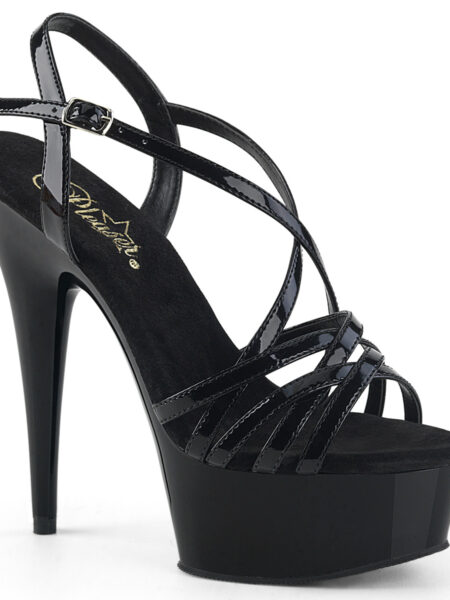 6" Heel, 1 3/4" PF Criss-Cross Strap Sandal