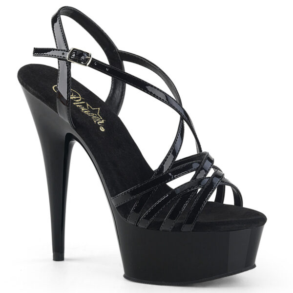 6" Heel, 1 3/4" PF Criss-Cross Strap Sandal