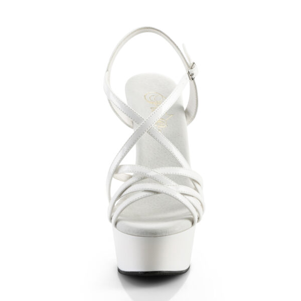 6" Heel, 1 3/4" PF Criss-Cross Strap Sandal - Image 2