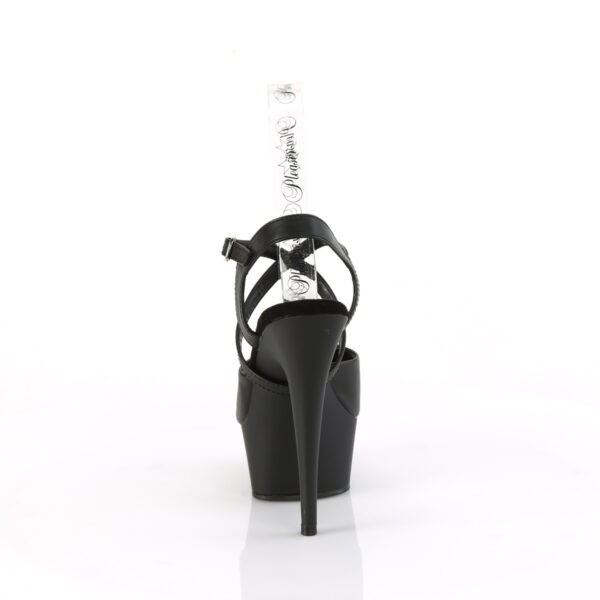 6" Heel, 1 3/4" PF Criss Cross Ankle Strap Sandal - Image 4